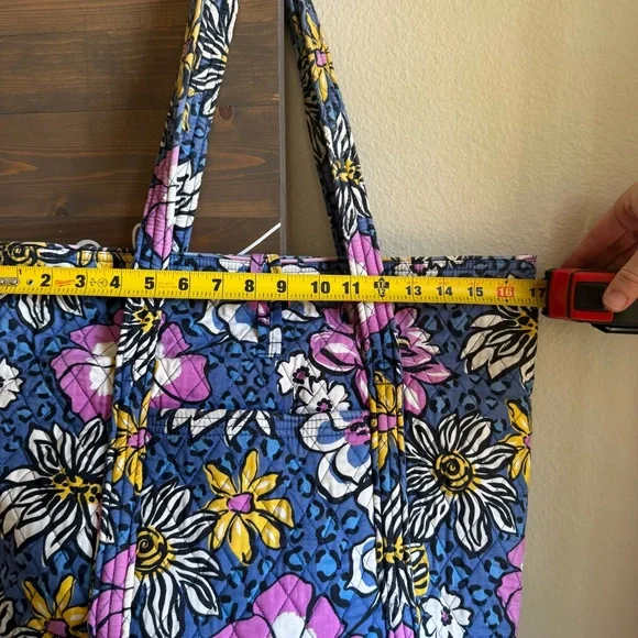 Vera Bradley Blue Floral Tote - Picture 3 of 7
